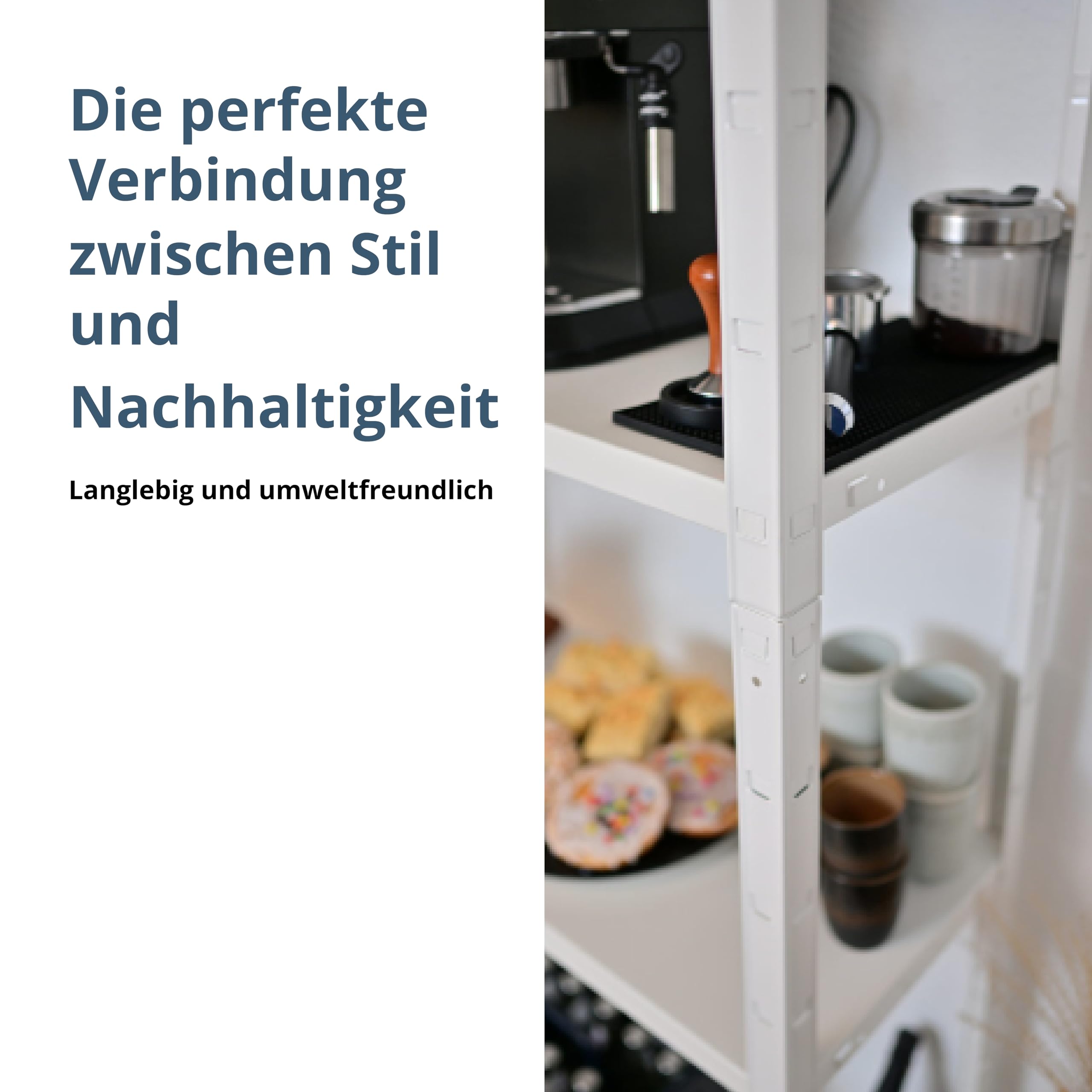SCHULTE Regalwelt Steckregal mit 4 PowerMAX Fachböden, 70 kg Tragkraft, 200x100x50 cm (HxBxT), weiß, Lagerregal, Werkstattregal, Kellerregal, Garagenregal, Metallregal