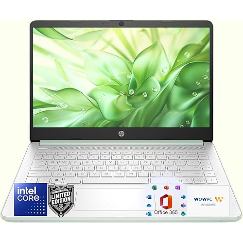 HP Ultrabook Laptop for Students and Business • Office 365 & Copilot AI • Intel 4-Core CPU • 1.1TB Storage (1TB OneDrive and 128GB SSD) • 8GB RAM • Windows 11 w/o Mouse
