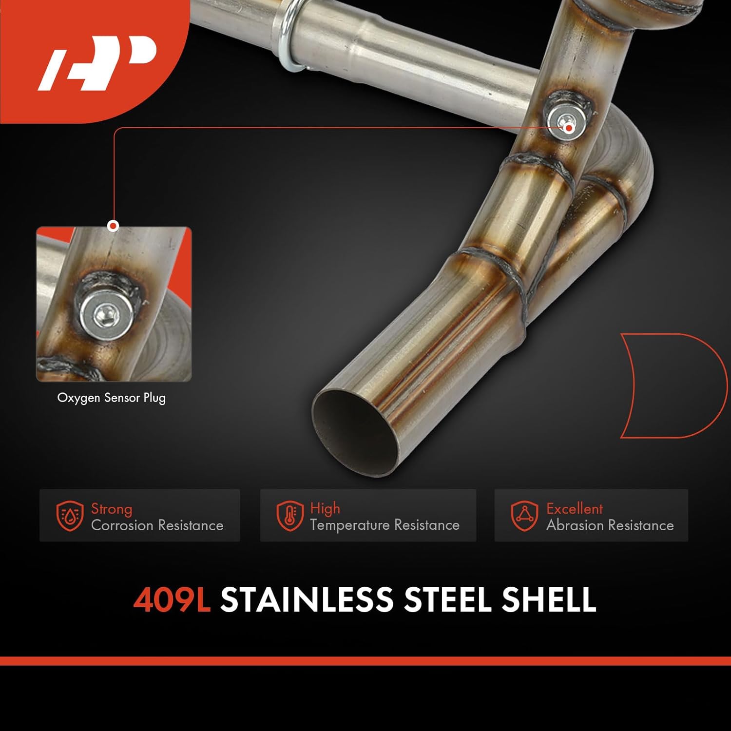 A-Premium Catalytic Converter Kit Direct-Fit Compatible with Dodge Durango 2005-2006, 3.7L 4.7L, EPA Compliant
