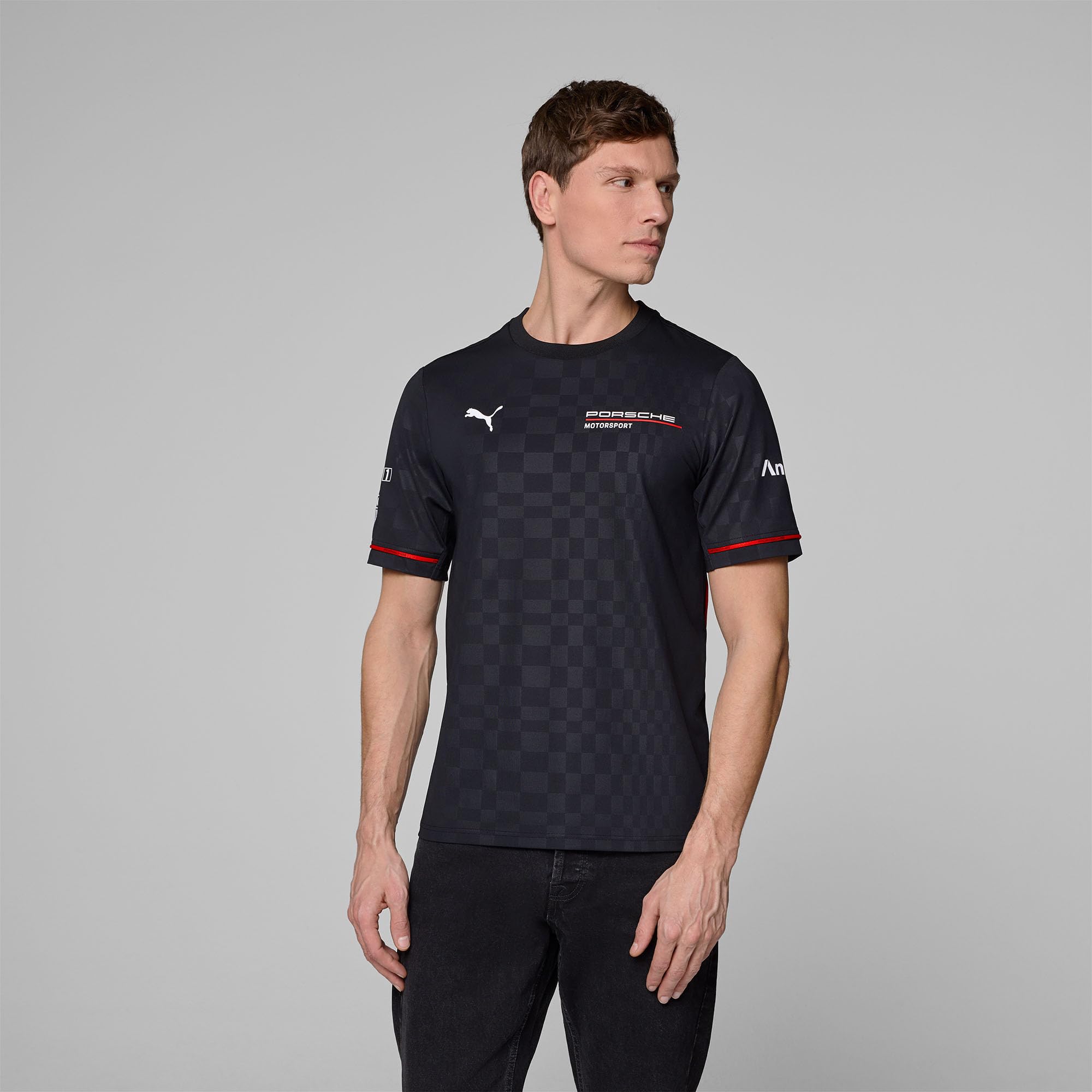 PUMA Porsche Motorsport T-Shirt del Team per Uomo - Nero
