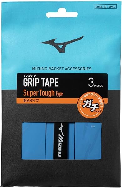 MIZUNO(ミズノ) テニス/ソフトテニス グリップテープ ガチグリップ 耐久タイプ 3本入り ユニセックス 摩耗に強い 安定したグリップ感が長く続く 耐久重視モデル 63JYA605 - 3