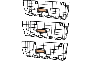 Wall-Mounted Wire Basket: Space-Saving Kitchen Organizer