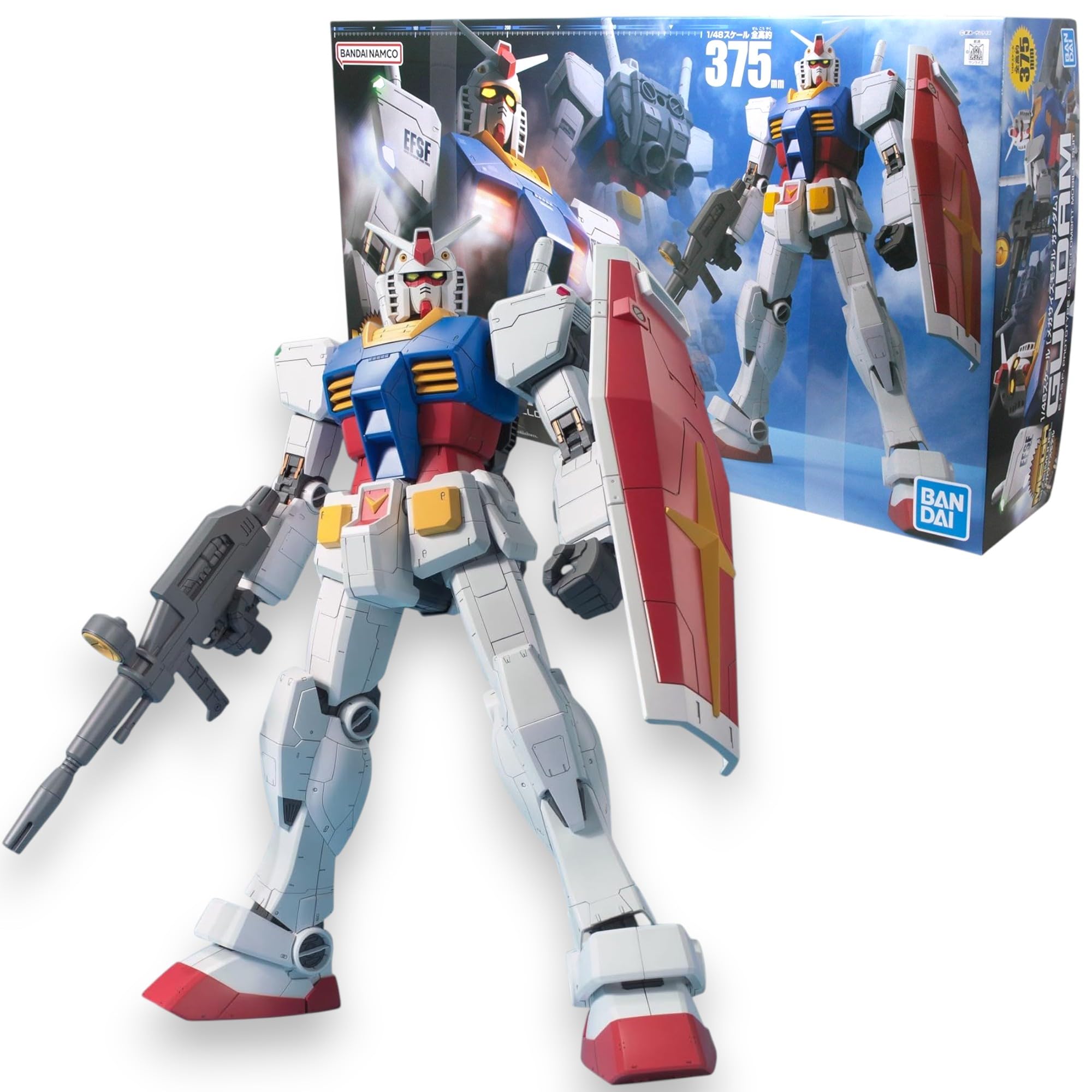 MEGA SIZE MODEL GUNDAM RX-78-2　ANA Ver. Bandai Hobby RX‑78‑2 Gundam 1/48 Mega Size Model Kit : Amazon.co