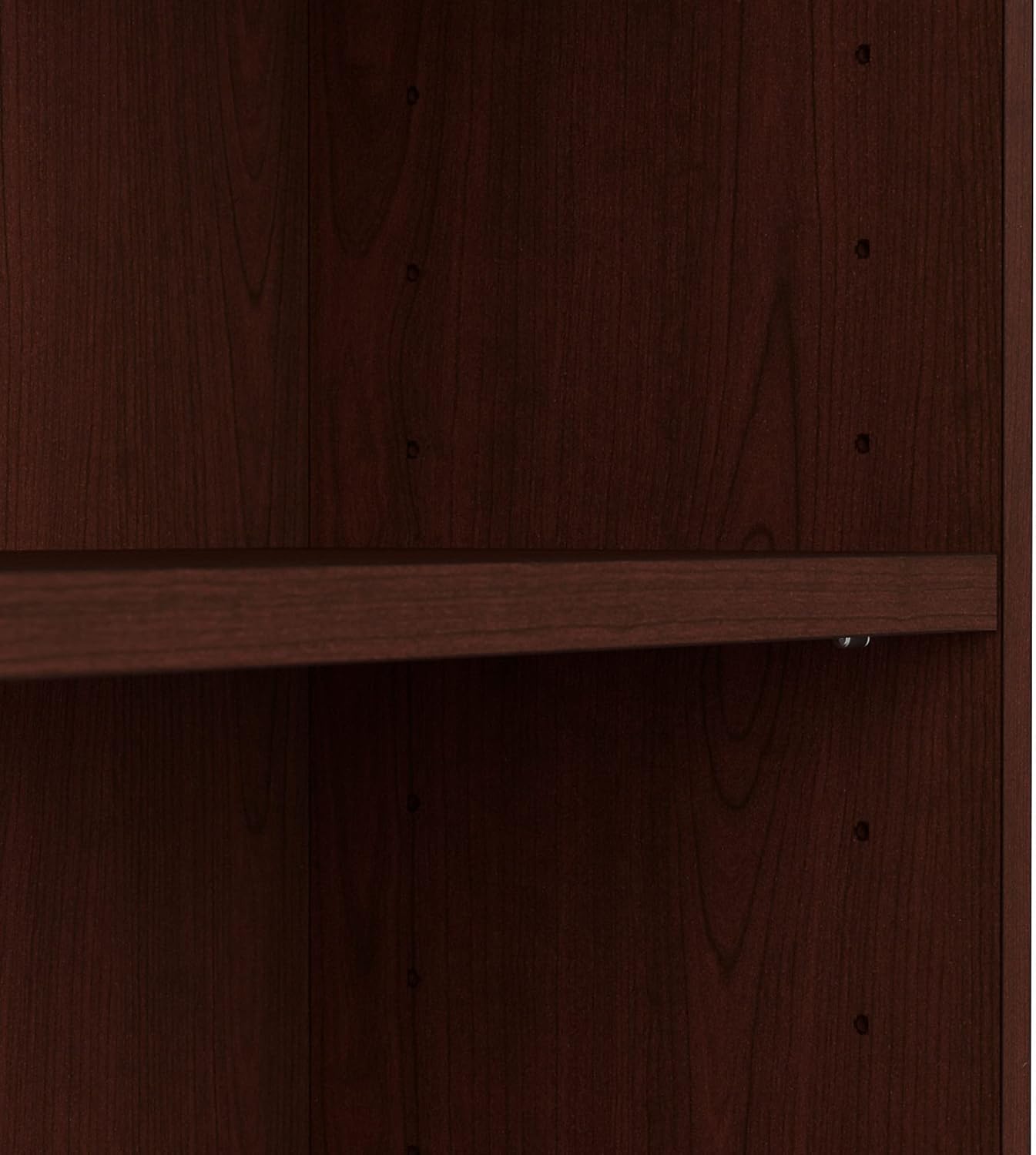 Bush FURNITURE UB003VC 5 Shelf Bookcase Set of 2, Vogue Cherry : Home & Kitchen