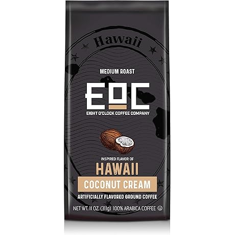Eight O'Clock Coffee Flavors of America Hawaii Coconut Cream