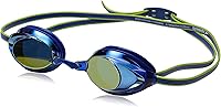 Speedo Vanquisher 2.0 Junior Swim Goggles - Mirrored Anti-Fog Lenses, Panoramic View for Kids & Small Faces