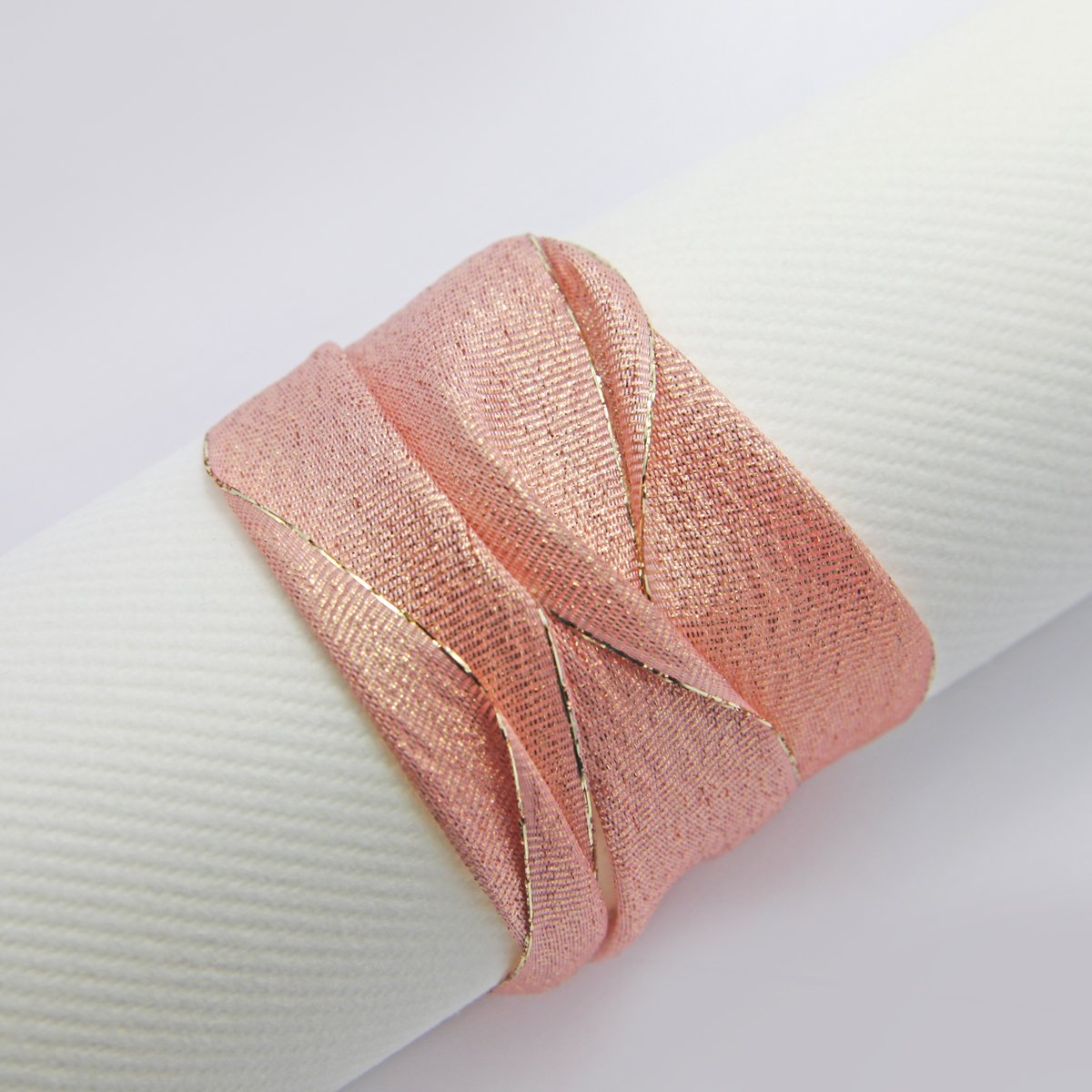 Weiße & Roségoldene Servietten – 100 Stück, 3-lagig, Für Hochzeit, Party & Events