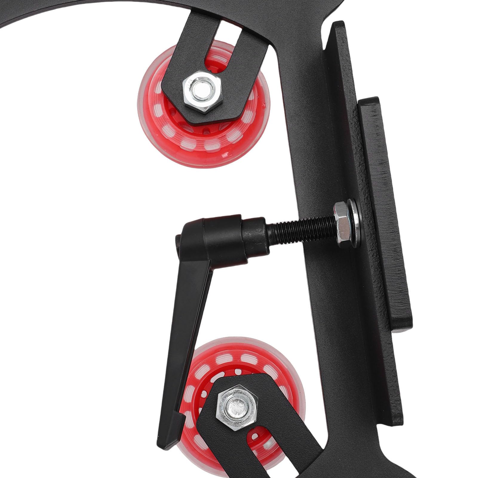 AUNMAS Torno para Tornear Madera con Soporte Estable, Acero, 3 Rodillos Recubiertos de Goma, Ajustable para Tornos de 8 a 10 Pulgadas, Ideal para Entusiastas y Profesionales de