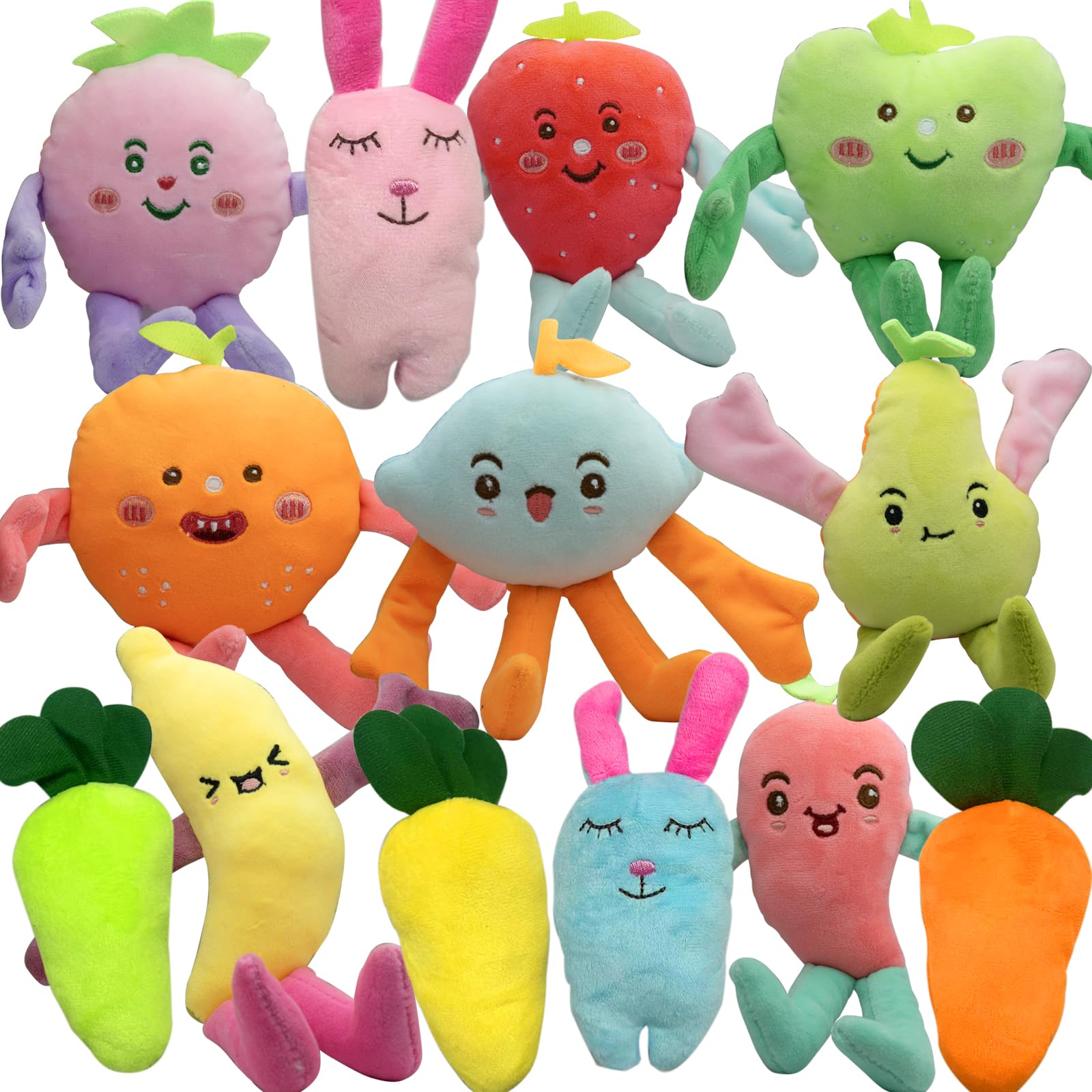 YUNKINGDOM Squeaky Toys 13-Pack
