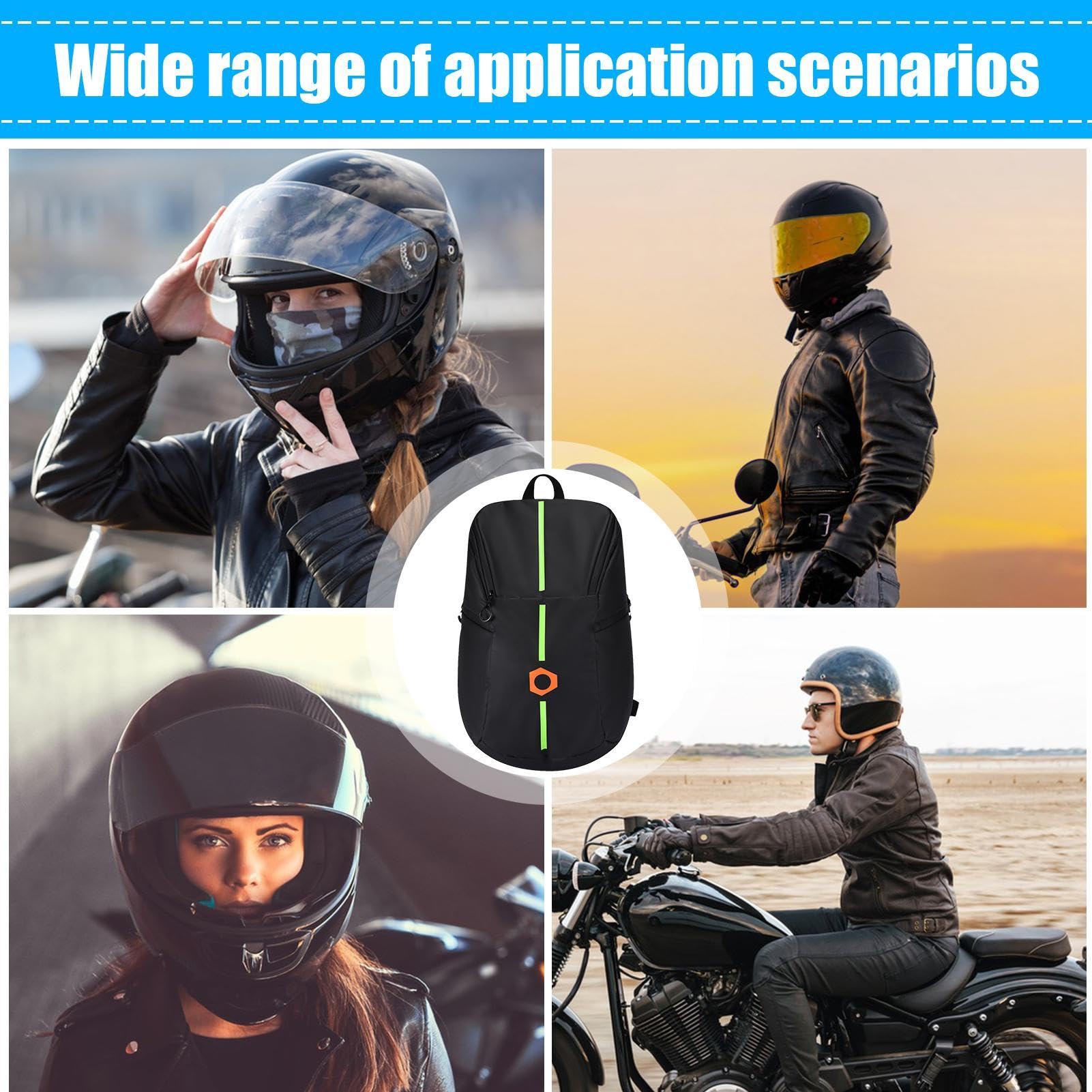Zaino da moto riflettente, borsa per caschi da motociclista, zaino per | caschi ergonomici, zaino da equitazione, zaino da equitazione di grande capacità