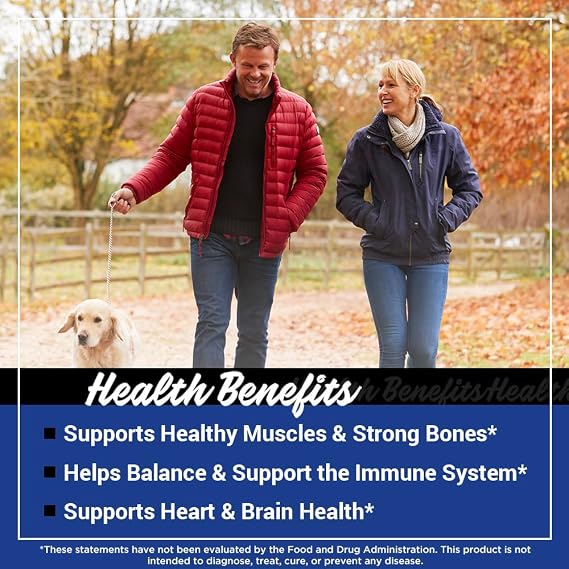 FarmHaven Magnesium Glycinate & Malate Complex w/Vitamin D3, 100% Chelated for Max Absorption, Vegetarian Bone Health, Nerves, Muscles, 180 Capsules, 90 Days