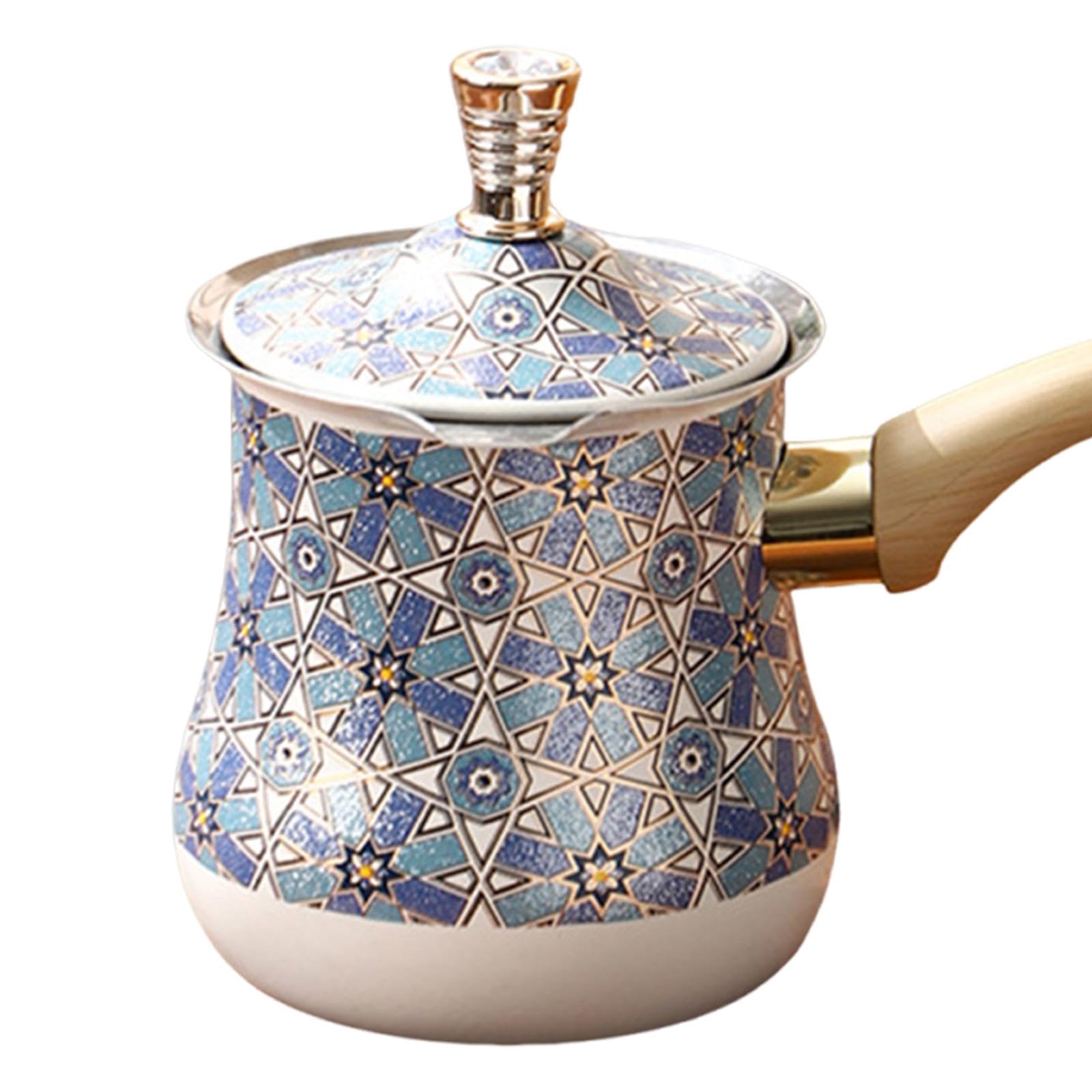 Cafetera Profesional de Acero Inoxidable con Asa Y Protector, Apta para Cocinas de Gas E Inducción, Ideal para La Cocina, Viajes Y Of, tal como se describe, 550 Ml