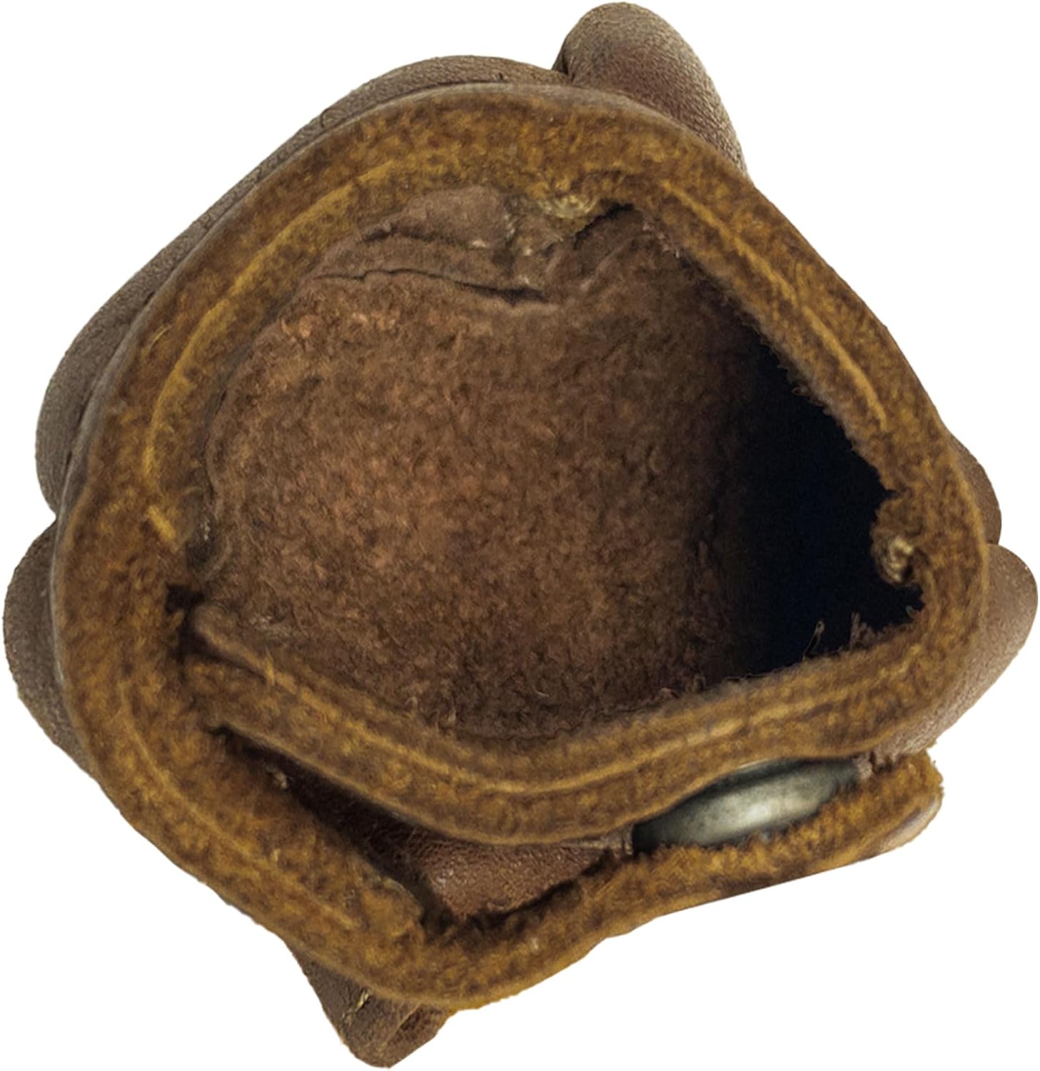 Hide & Drink, Stylish Door Knob & Car Gear Cover, Safety Multi-Purpose Cover, Proof Doors, Baby Proof Door Knob Cover, Full Grain Leather, Handmade, Bourbon Brown