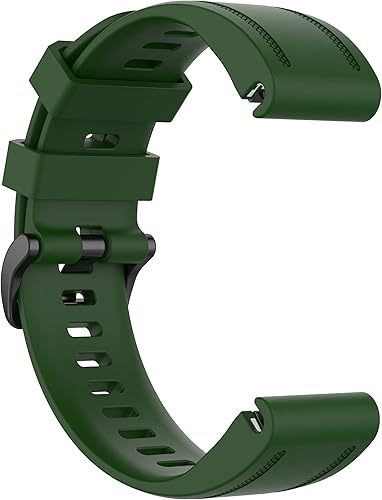 Vista 22 de Correas de reloj Garmin Fenix 6S Pro para mujeres y hombres, Fenix 5S Plus Band de 0.787 pulgadas (0.787 in), correas de repuesto de silicona