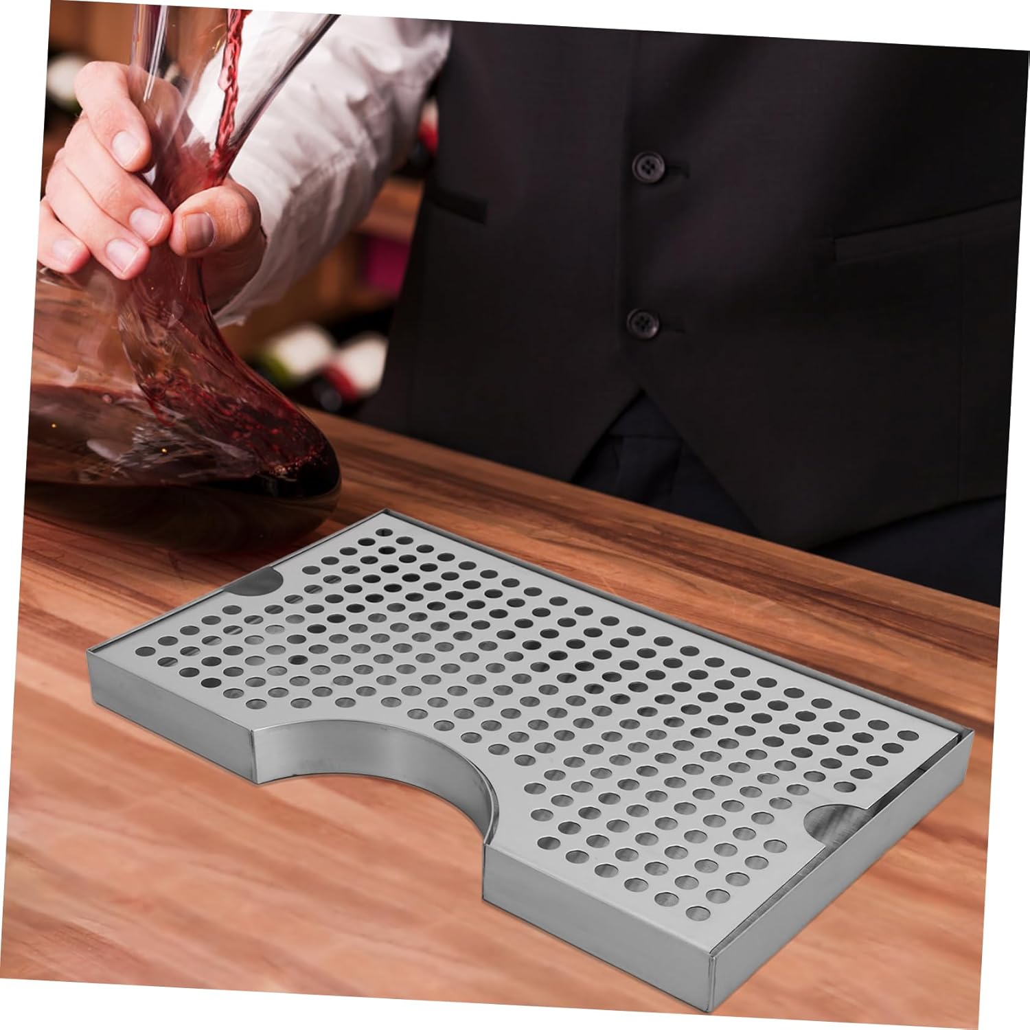 Drip Catcher Kegerator Drip Tray Stainless Steel Versatile Easy to Clean