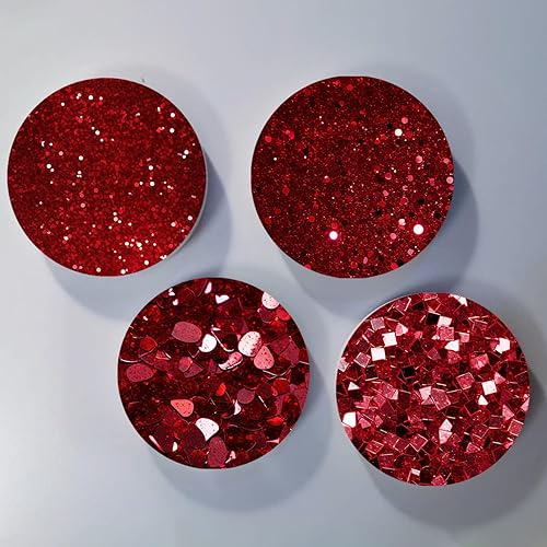 Miniatura 32 de Hojas de transferencia de sublimación para vasos, camisetas en blanco, papel de transferencia de sublimación con purpurina azul para máquina