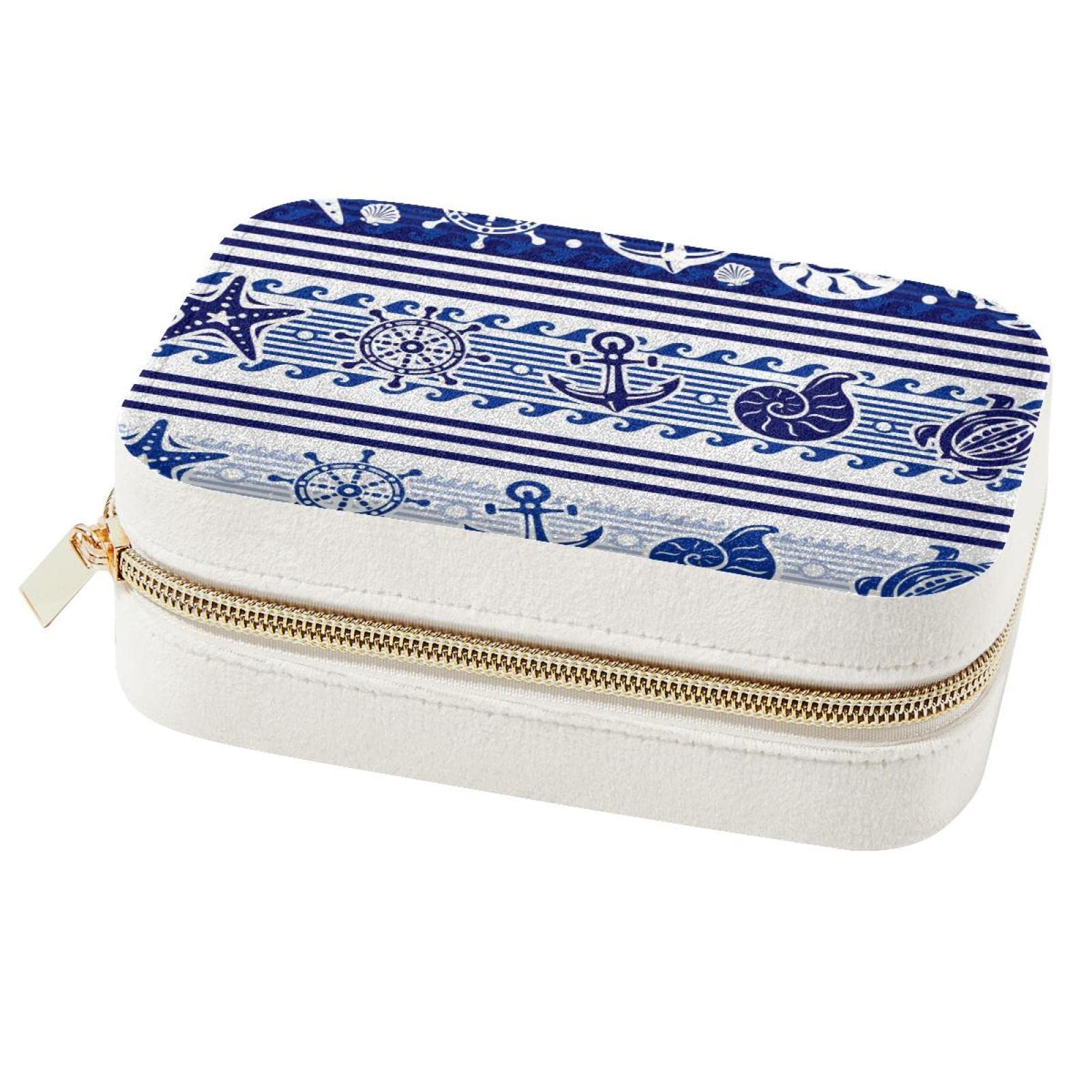 Boîte à bijoux de voyage portable pour bagues et colliers