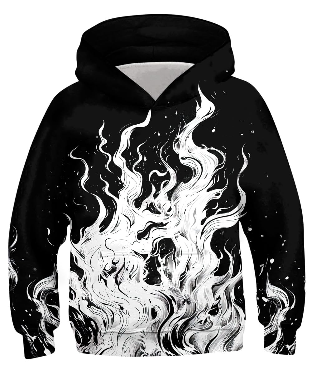 Lovekider Boys Hoodie Kids 3D Print Graphic Pullover Sweatshirt 6-16 Years