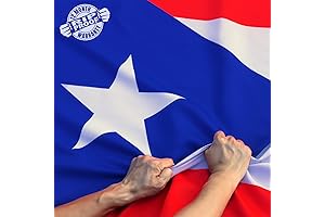 Anley Puerto Rican Flag 3x5 ft