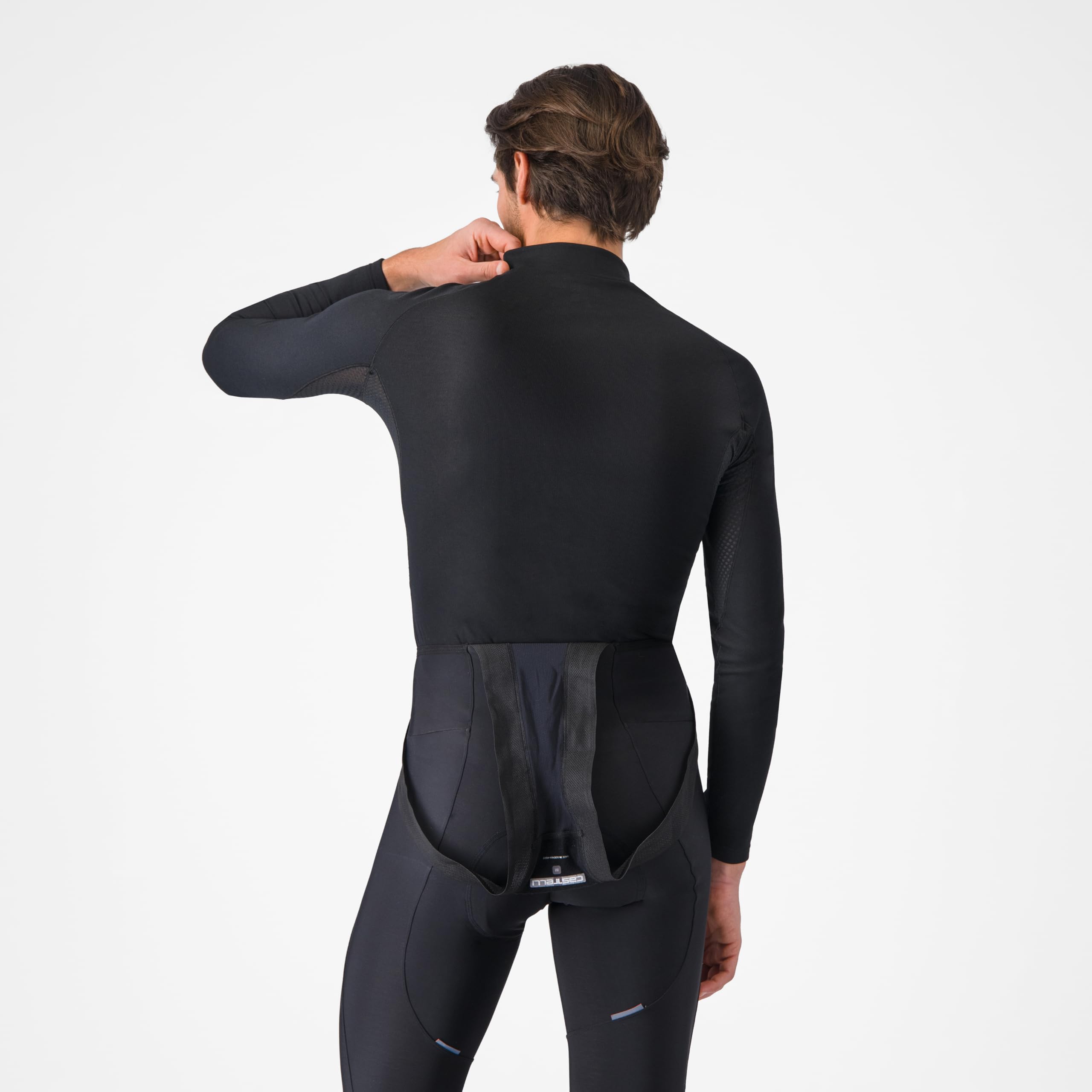 CASTELLI Flanders 2 - Maglia a maniche lunghe da uomo, isolamento di alta qualità e traspirabilità per ciclismo su strada fredda, ciclismo