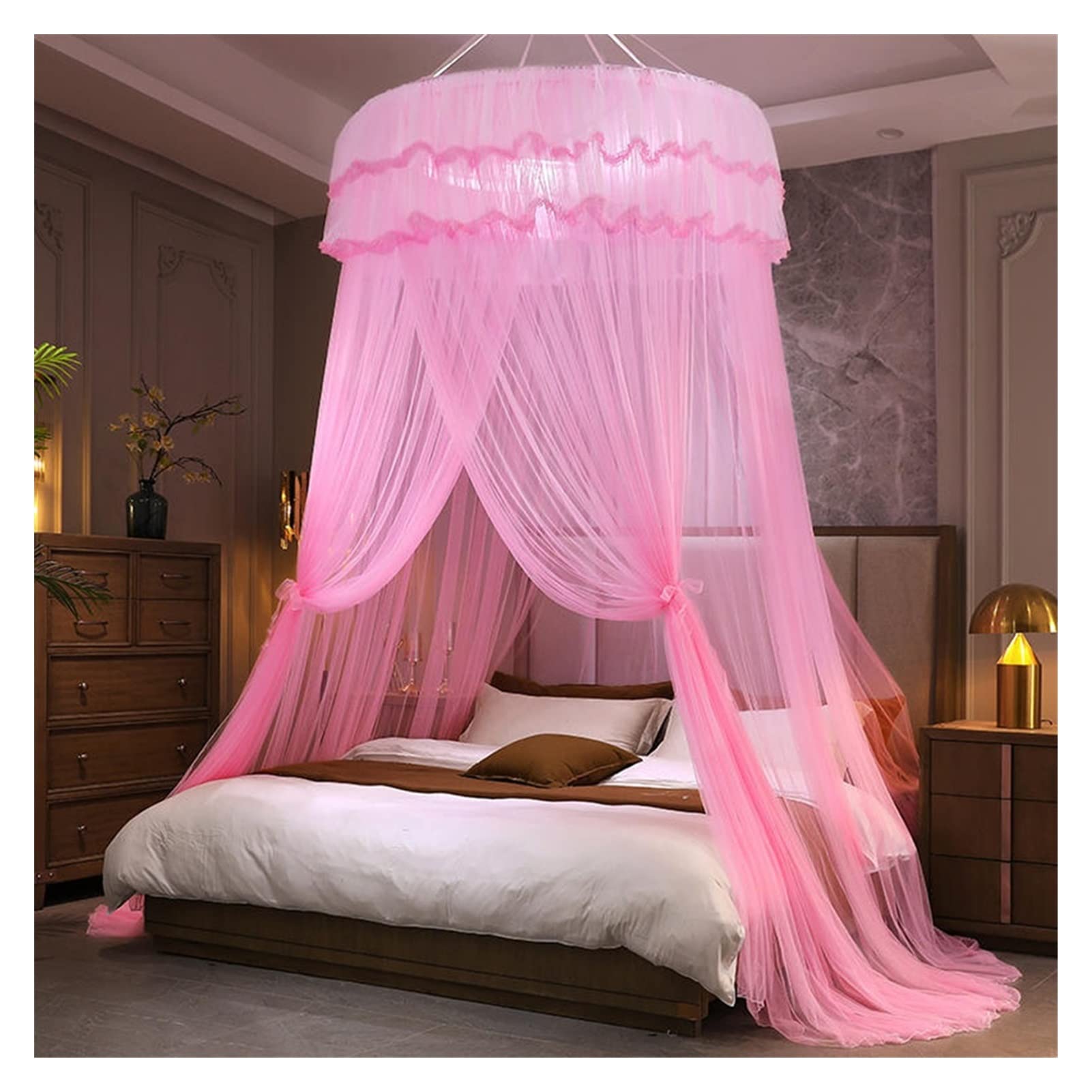 Princess Dome Mosquito Net, Insect Protection Anti-Mosquito Net Bed Canopy