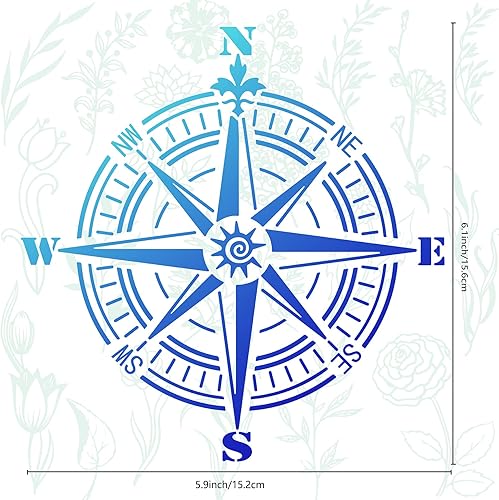 Miniatura 10 de GORGECRAFT Plantillas de plantillas de vid de metal de 6.3 in, plantillas reutilizables de acero inoxidable, letreros de decoración de diario para