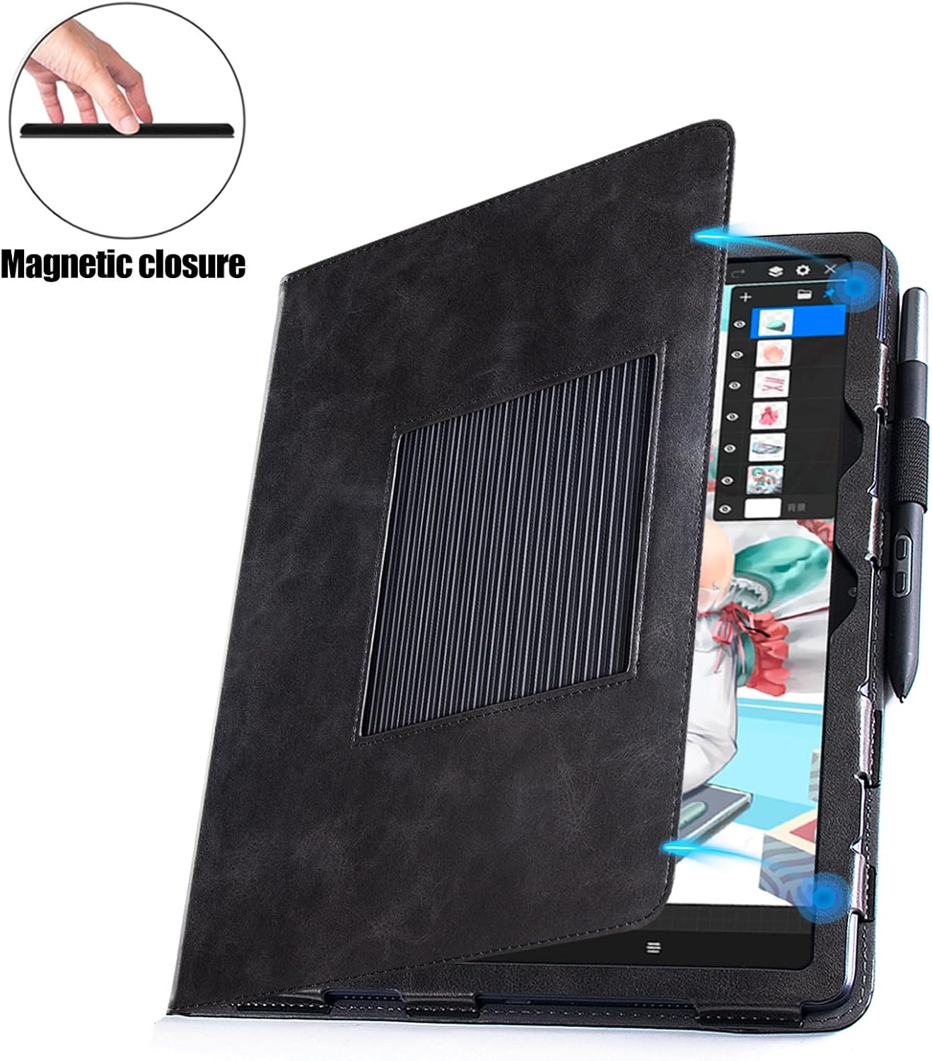 Case for Wacom MovinkPad 11 Tablet,Rock Black image 3