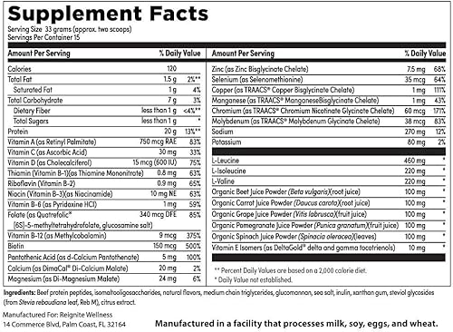 Miniatura 3 de Reignite Wellness by JJ Juego de batidos todo en uno inspirado en caramelo virgen y chocolate paleo (15 porciones cada uno) de proteína de caldo de