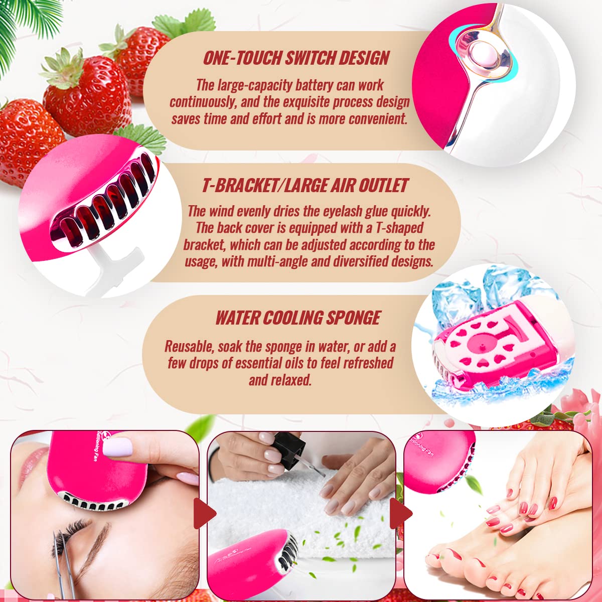 200ml/6.7fl.oz Limpiador de Pestañas Champú de Extensión Lash USB Secador de Ventilador Cepillo de Champú Rímel Cepillo Almohadilla Desmaquillante Lavado Botella Micro Cepillos Aplicadores