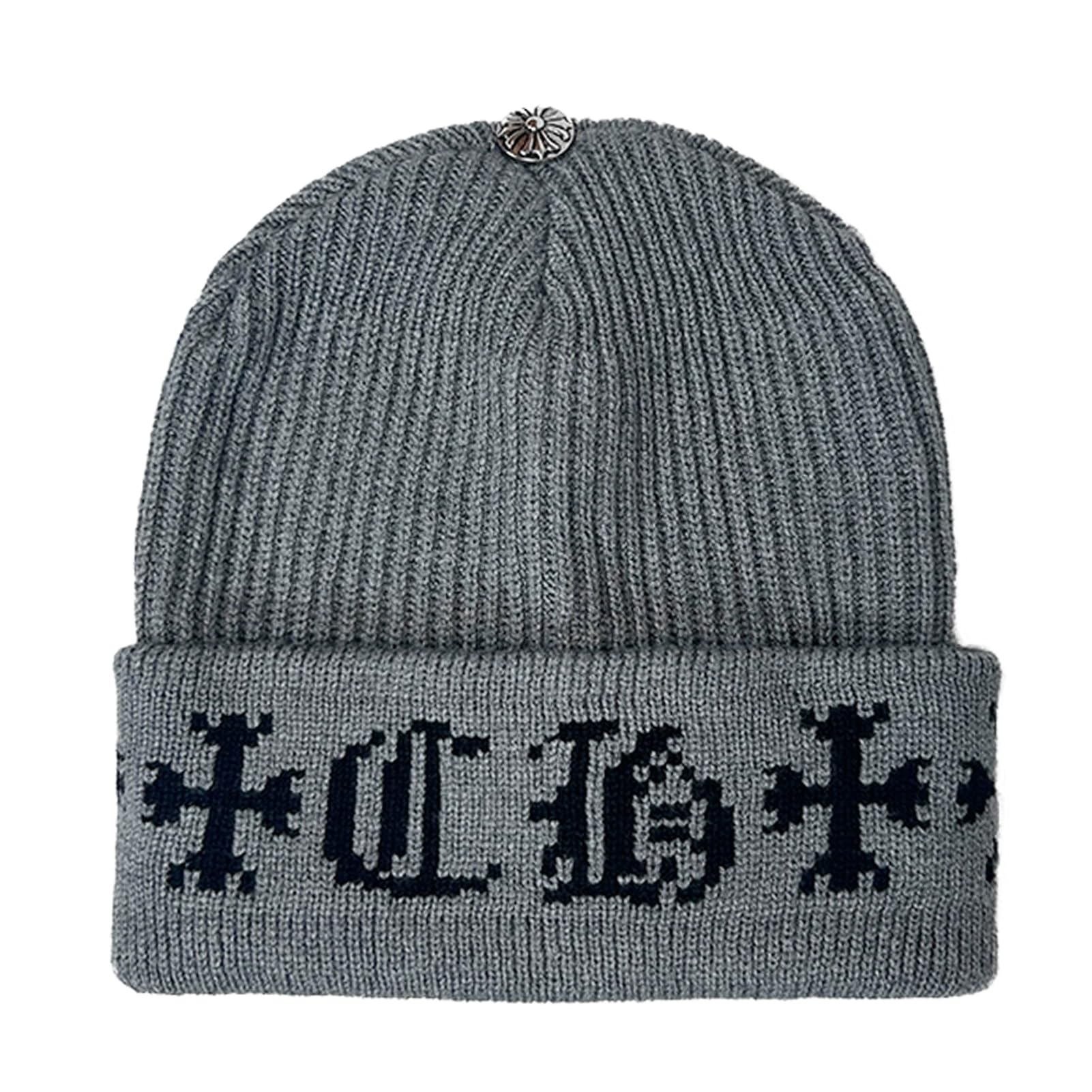 Knit Cap, Men's, Beanie, Hat, Watch Cap, Ribbon, Stylish, Letter, Jacquard Men's Knit Cap, Women's, Cold Protection, Windproof, Unisex, Stretchable, Spring, Autumn, Winter