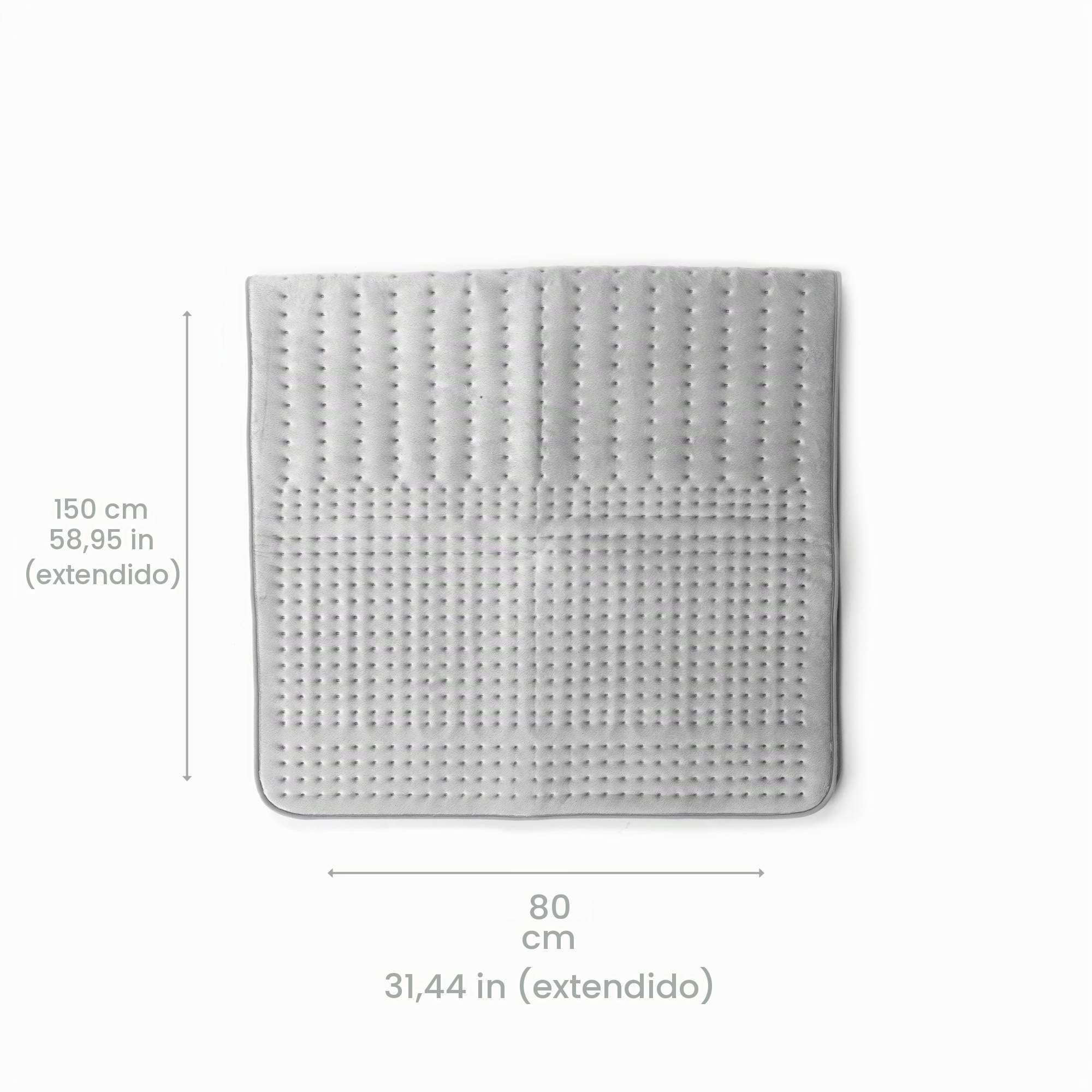medisana HU 670 Calientacamas superfino, 150 x 80 cm, duerme en las nubes, desconexión automática, protección de sobrecalentamiento, 4 niveles de temperatura, lavable, para todo tipo de colchones