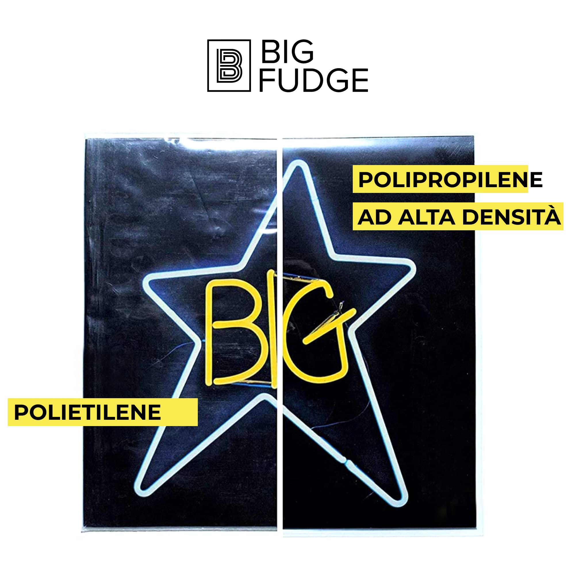 Big Fudge Buste Vinili 33 Giri - 100 Custodie Vinili - 50 Buste Esterne e 50 Interne con Bordi Arrotondati - Adatte a Dischi Vinile 12 Pollici - Custodie Protettive Trasparenti Resistenti