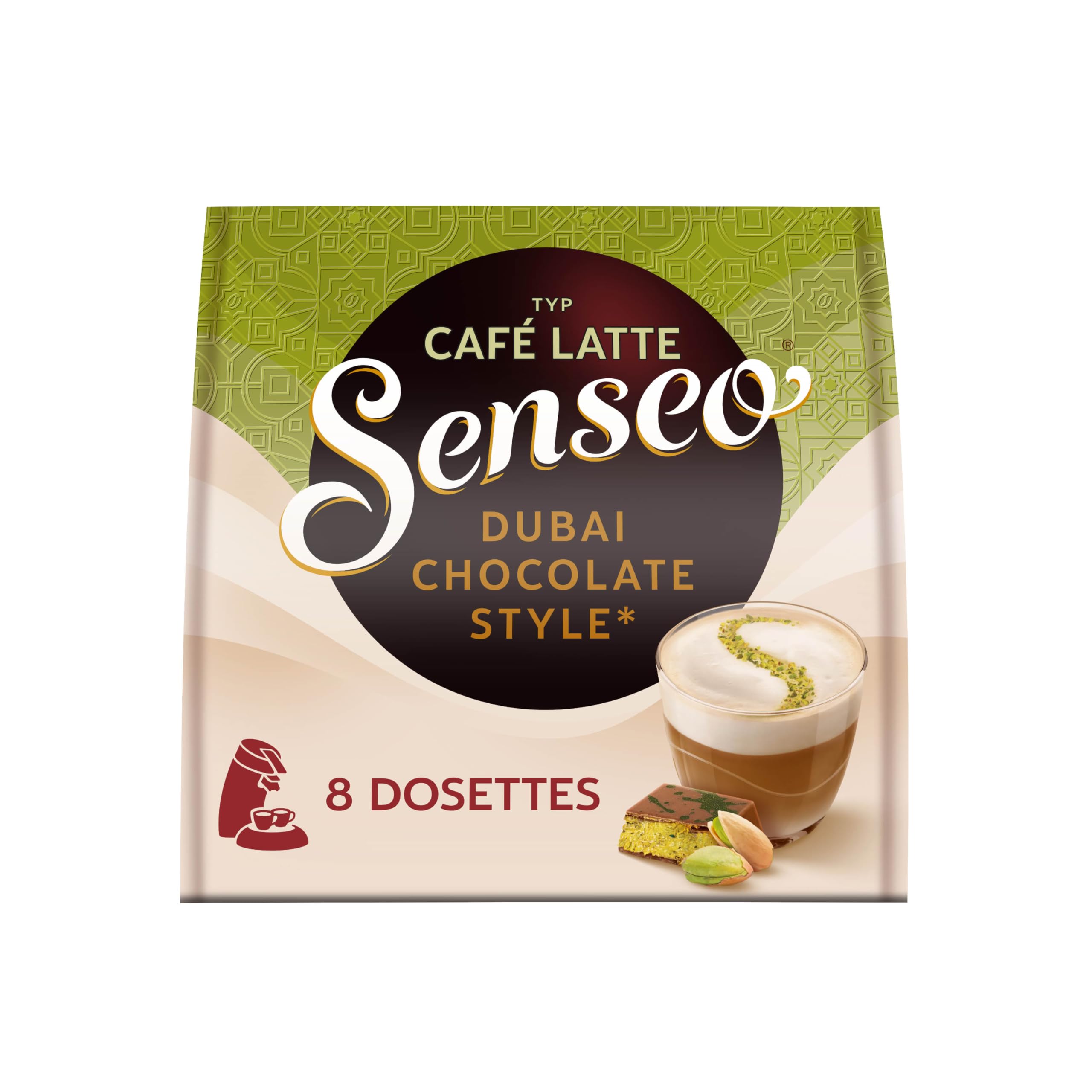 Senseo Latte Dubai chocolate style 80 dosettes café