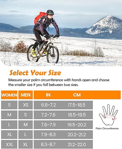 Miniatura 2 de Guantes de invierno para hombres y mujeres guantes impermeables para clima frío con pantalla táctil