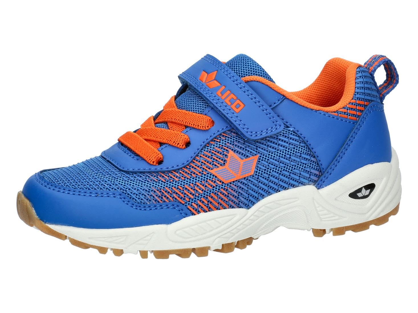 Lico Unisex Kid's Rory Vs Sneaker, Orange Blue, 35 EU