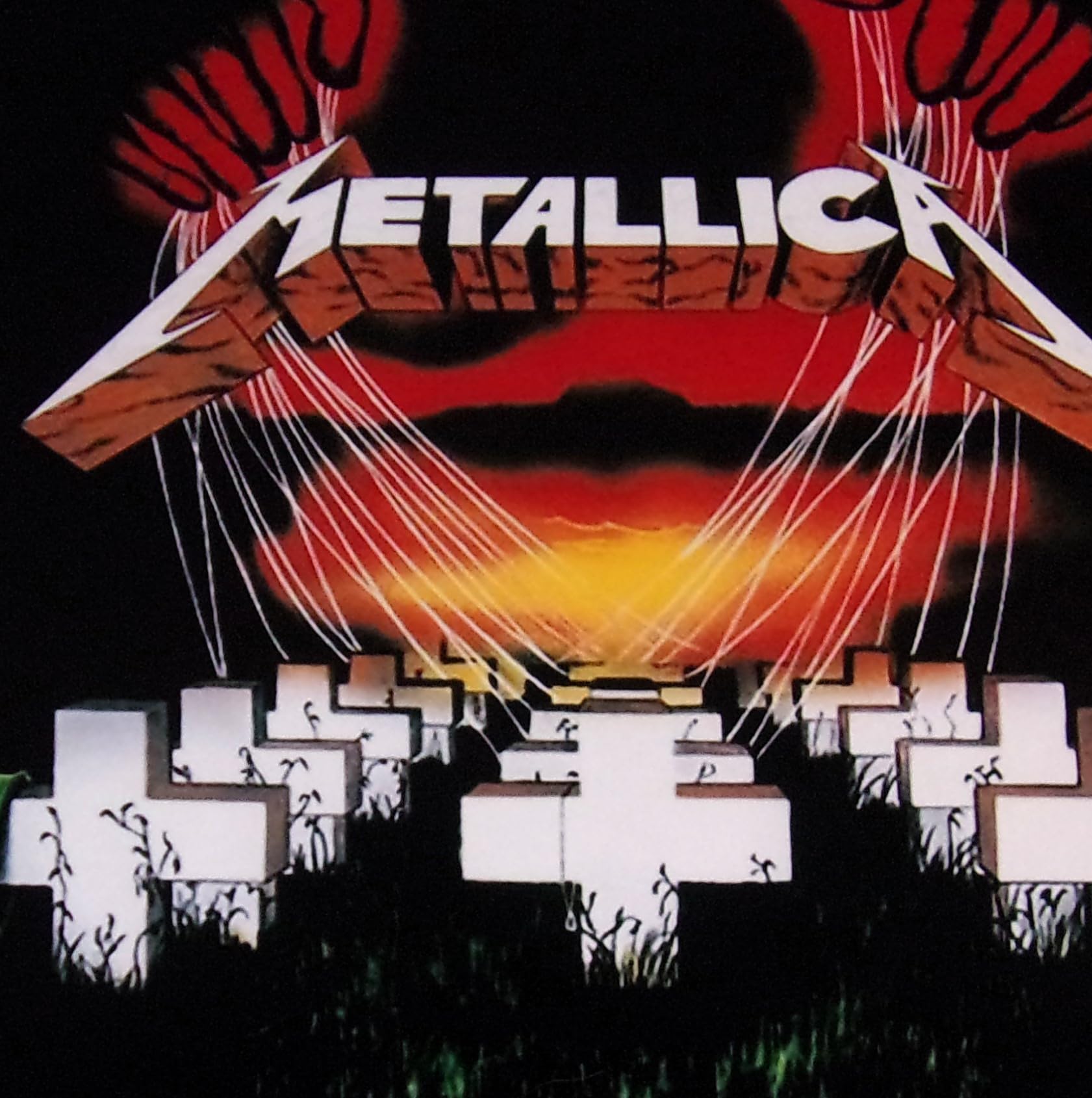 Amazon.com: Cleveland Vinyl Metallica Master of Puppets 1986 Tour