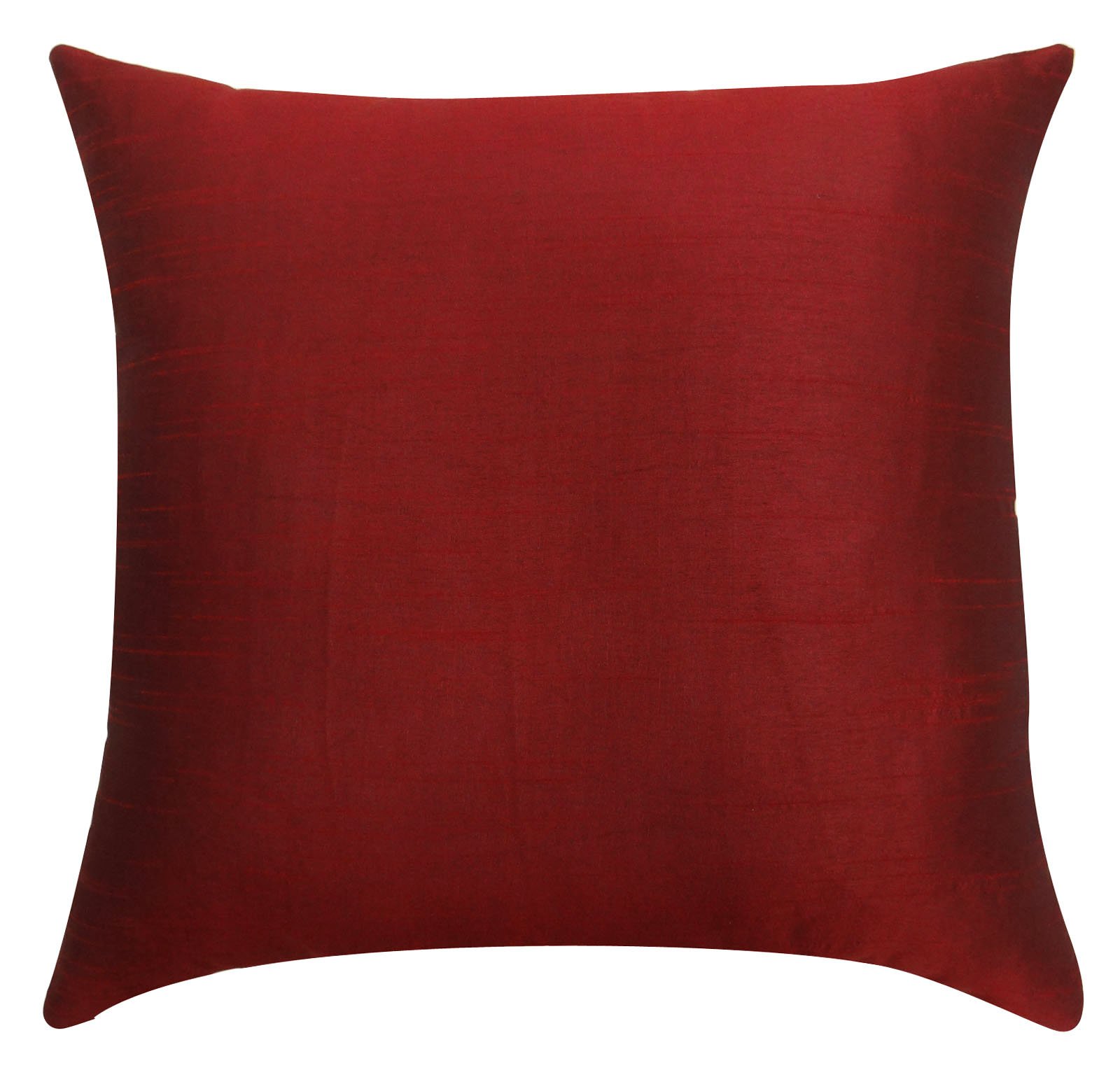 Soie de Dupion oreiller solide cas de couverture jet de coussin toutes tailles