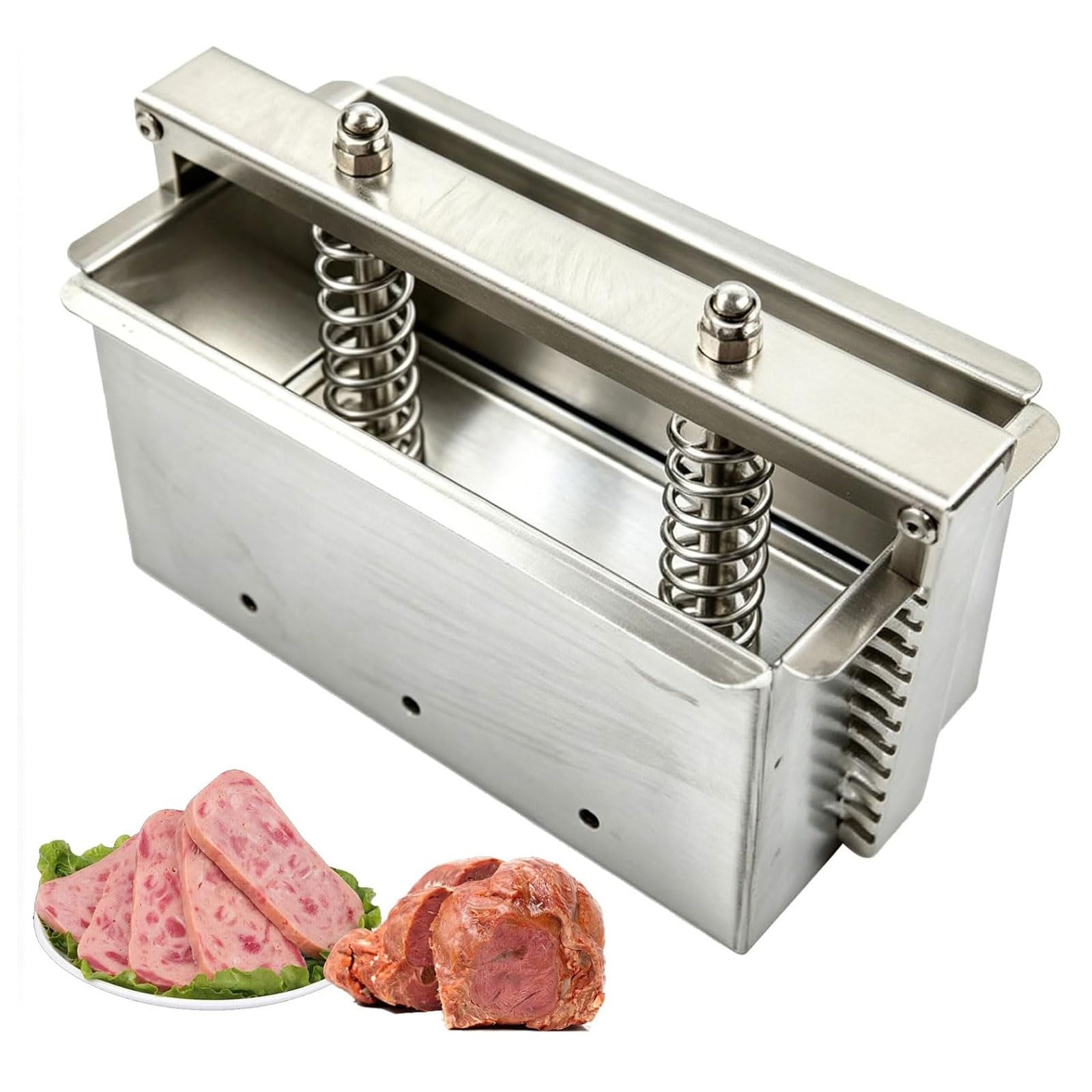 Eiwitany Ham Press Mold, Adjustable 1-5kg Range with High Torque Spring, Easy To Clean for Homemade Pork, Beef and Poultry Ham （1.5KG ）