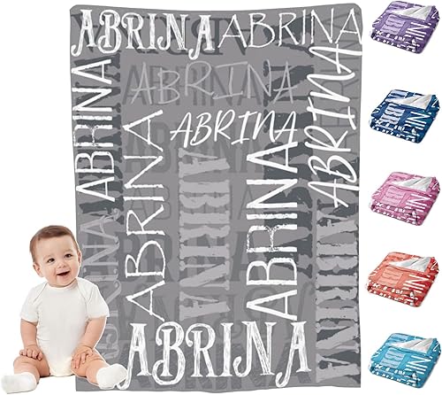 Mantas de bebé personalizadas para niño, manta suave personalizada con nombre para niños, regalos personalizados para bebés recién nacidos, manta
