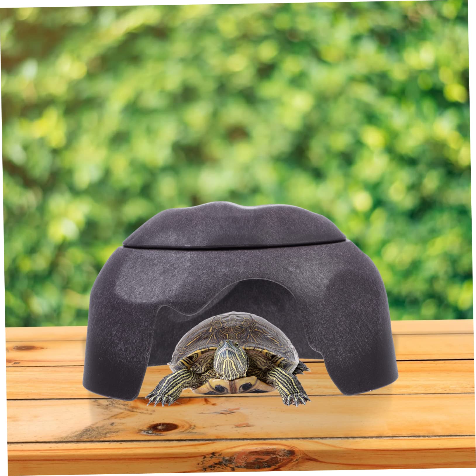FOMIYES Nascondiglio per Rettili Grotta per Tartarughe Grotta per Acquari Accessori per Rettili Adatto Tartarughe D'acqua Rane Lucertole e Altri Animali Nascondiglio Sicuro e Decorazione