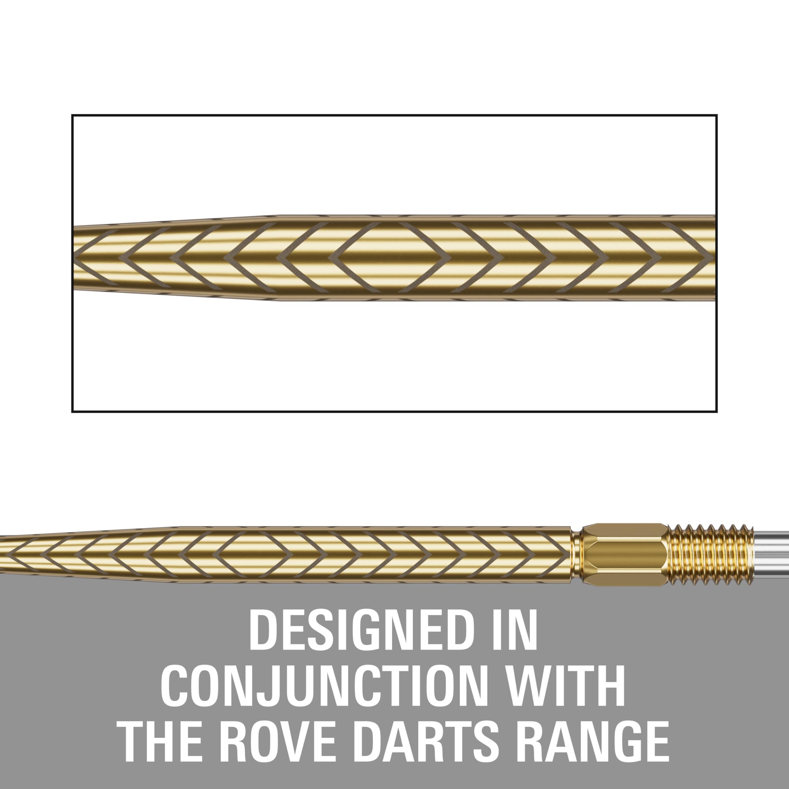 Target RVE Swiss Point Dart Points 30mm Gold (3 Pack) Set Pointes Fléchettes