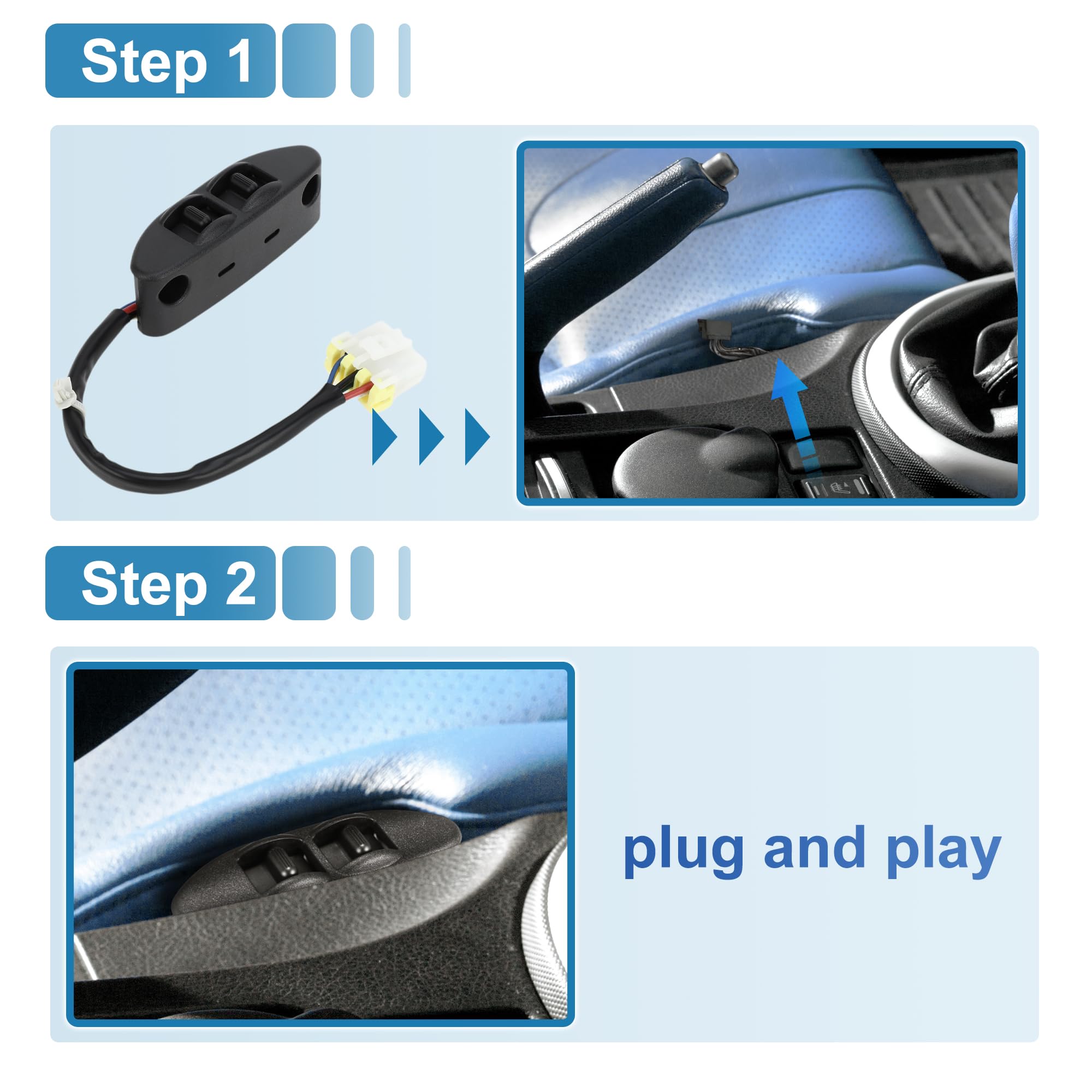 A ABSOPRO Interruptor De Asiento Eléctrico No. 87066-Cd001 Ajuste De Reclinación Interruptor Reclinable Para Nissan 350Z 3.5L V6 En Base Convertible 2004-2006