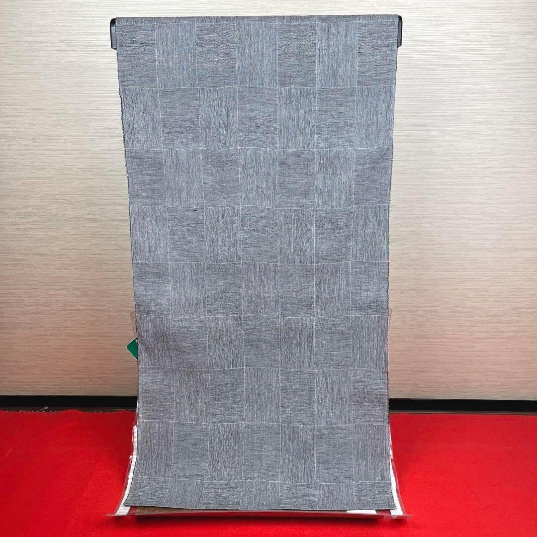 正絹 単衣 名古屋帯 八寸 藍染 板締め絞り 極上 逸品 未使用品 正絹 単衣 名古屋帯 八寸 藍染 板締め絞り 極上 逸