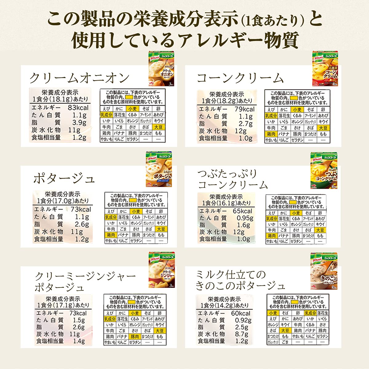 Amazon.co.jp: 【Amazon.co.jp限定】 クノール カップスープ 14個