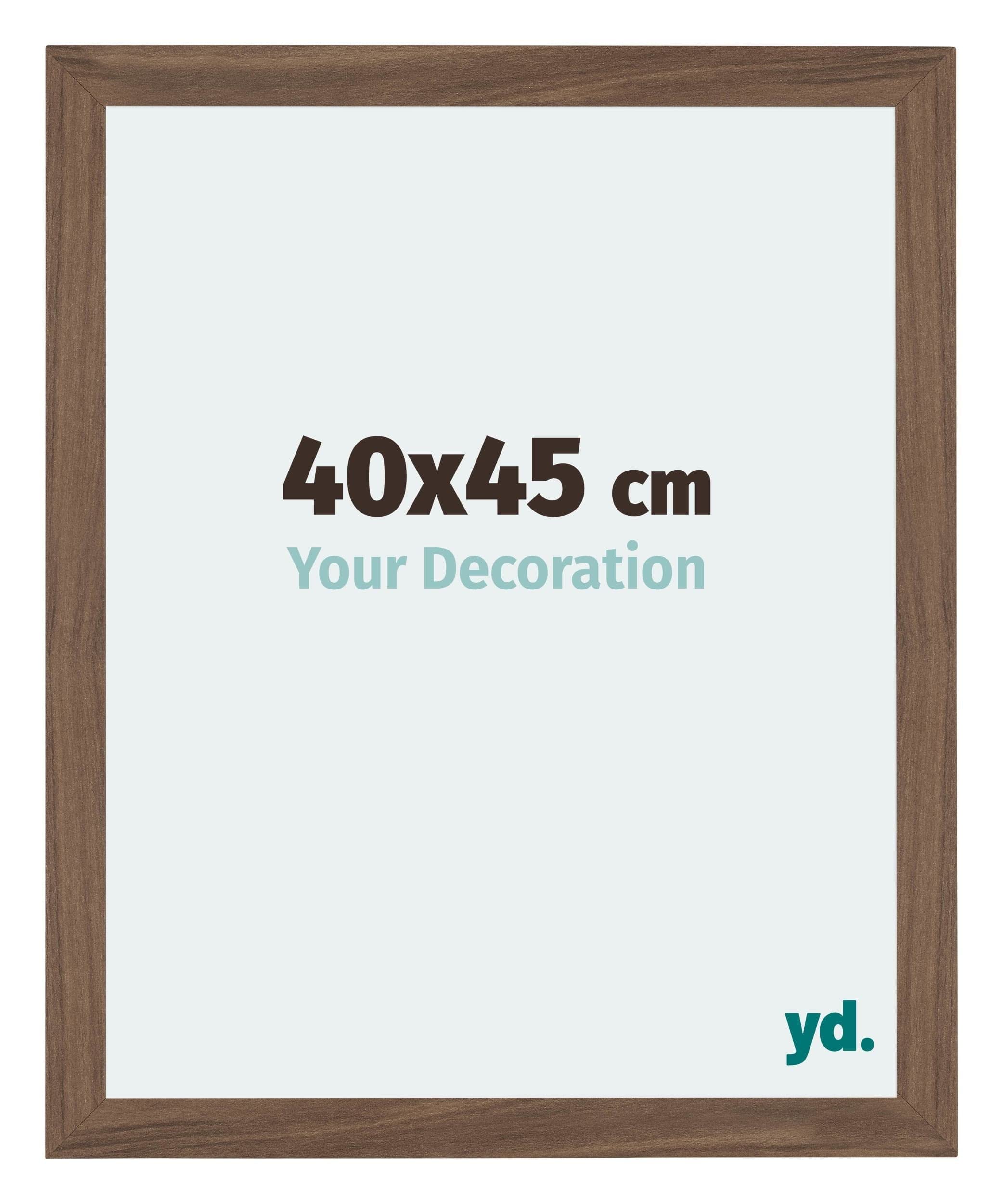 Your Decoration - Picture Frame 40x45 cm - Walnut Dark - Decorative Wall Frame in MDF with Antireflection - Frame 40x45 - Mura โ image 1
