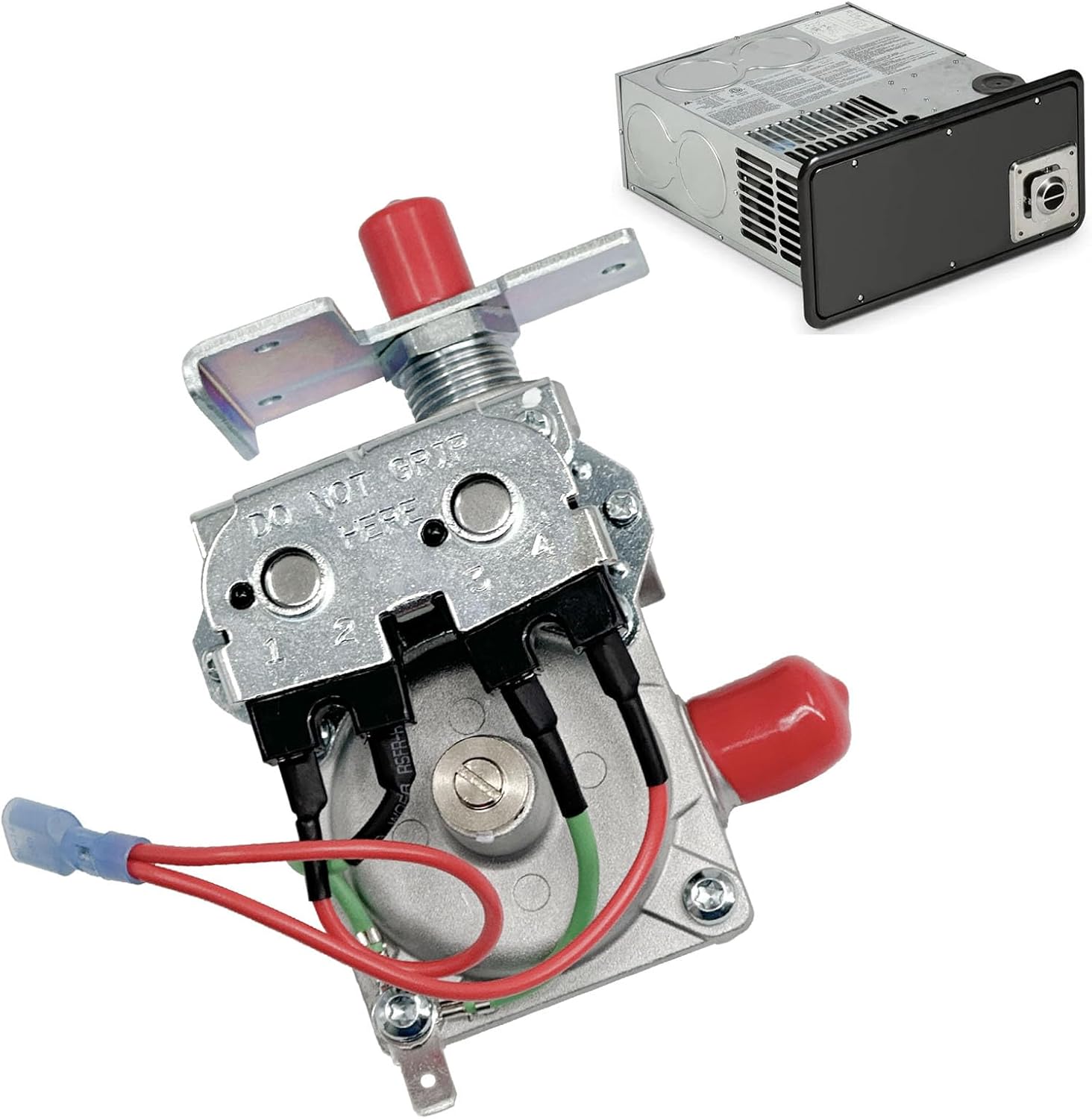 31098 38611 Valve 12VDC Top SML Fit for Wedgewood Atwood Furnaces AFSAD AFSD AFMD DFMD DFLD DFSD, etc.3/8" NPT Outlet Ports Gas Heater RV Furnace Heater Valve