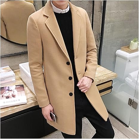 Amazon Co Jp N A 22 秋と冬のメンズウールコートスリムロングジャケット無地メンズトレンチコートプラスサイズ Color Brown Size 5xl ファッション Amazon Co Jp N A 22 秋と冬のメンズウールコートスリムロングジャケット無地メンズトレンチコートプラスサイズ Color Brown Size 5xl ファッション