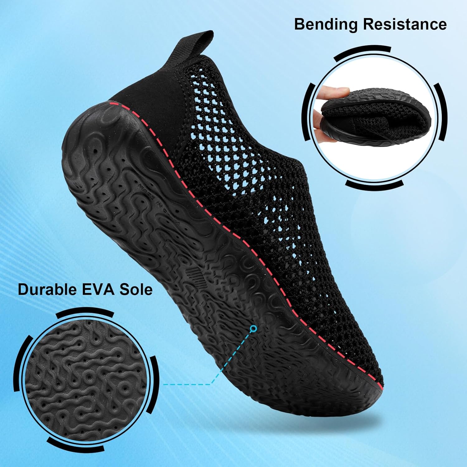 XIHALOOK Water Shoes for Women Men Quick Dry Lightweight Aqua Barefoot for Beach Swim Pool Surf Yoga Sports - Image 6