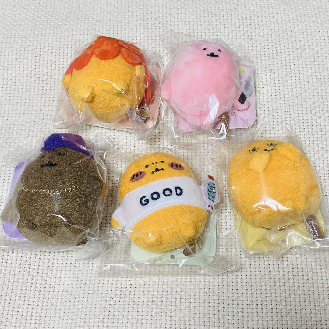 ナガノキャラクターズ ミニミニマスコット もぐらコロッケ 全種5点セット ナガノキャラクターズ ぷちミニマスコット（もぐらコロッケ／く