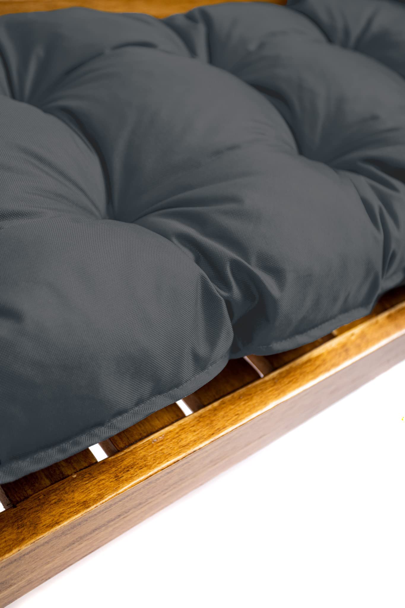 Poduszka na ławkę ogrodową, wodoodporna, pikowana, jakość premium, poduszka na ławkę, poduszka na siedzisko, poduszka na siedzisko, 100 x 40 x 8 cm, kwiat)